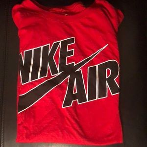 Mens Red Nike Shirt